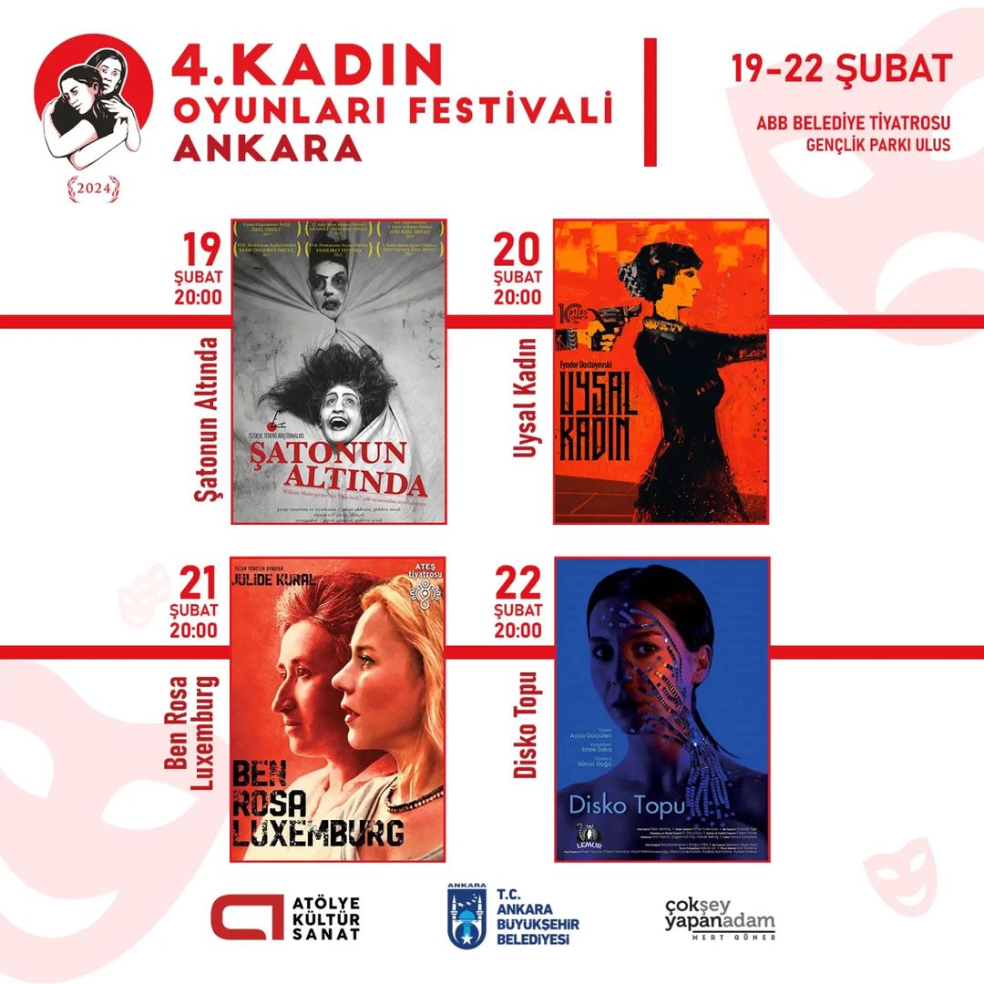 Ankara Kadin Oyunlari Festivali Program