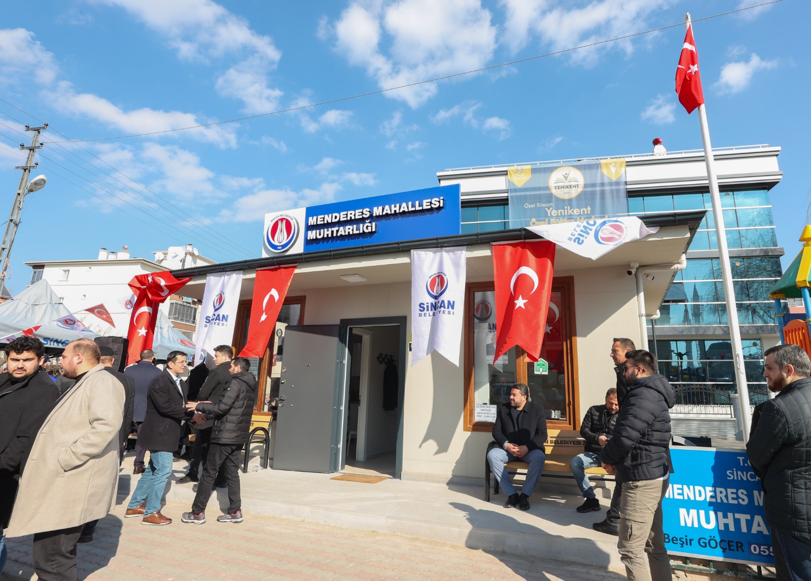 Başkan Ercan Menderes Mahallesi Muhtarlık Binasını Hizmete Açtı, (2)