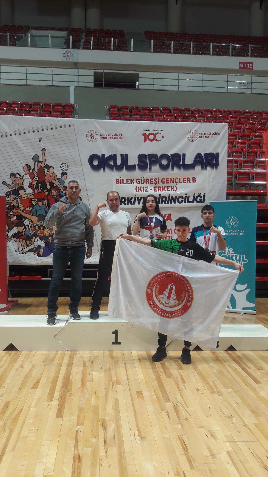 Polatlı Belediye Amatör Spor Kulübü'nden Bilek Güreşi Şampiyonluğu!