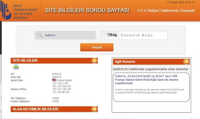 Twitch Erisim Engeli