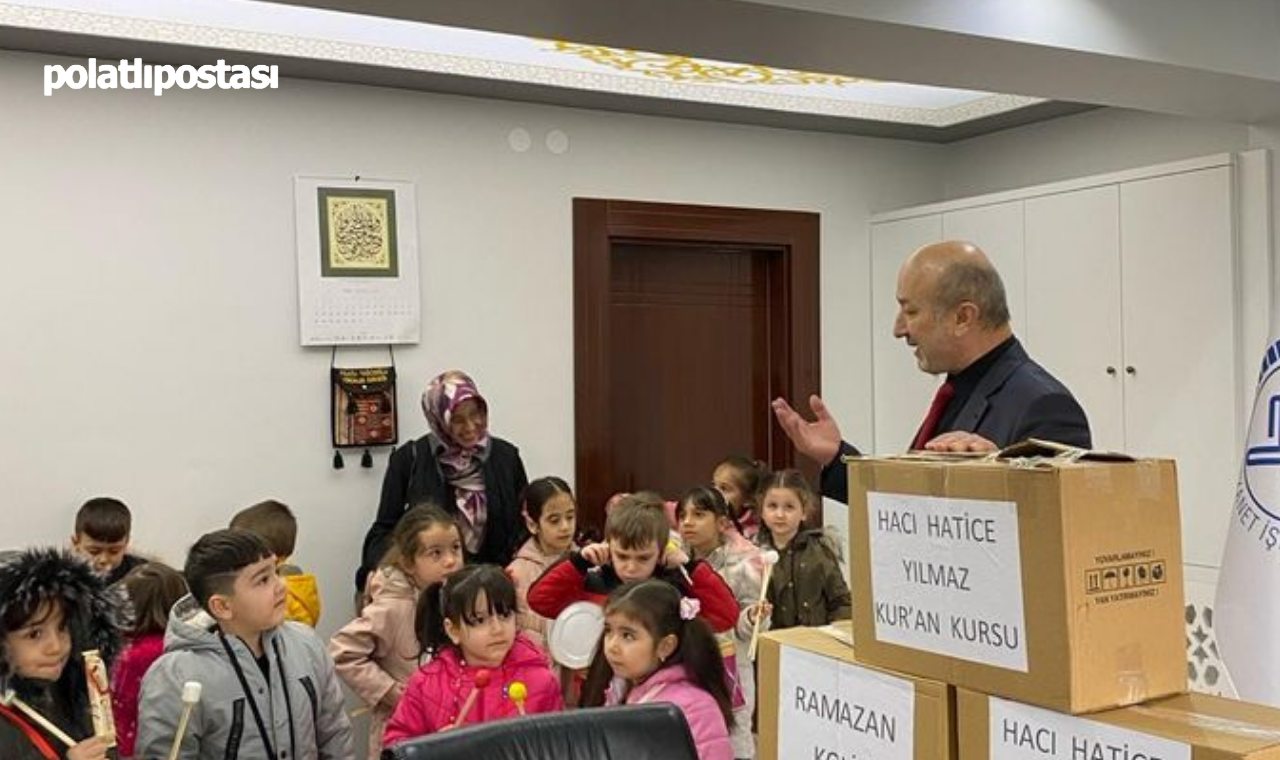 Polatlı'da Kur'an Kursu Öğrencilerinden Yardımseverlik Örneği Ramazan Kolileri Hazırladılar (1)