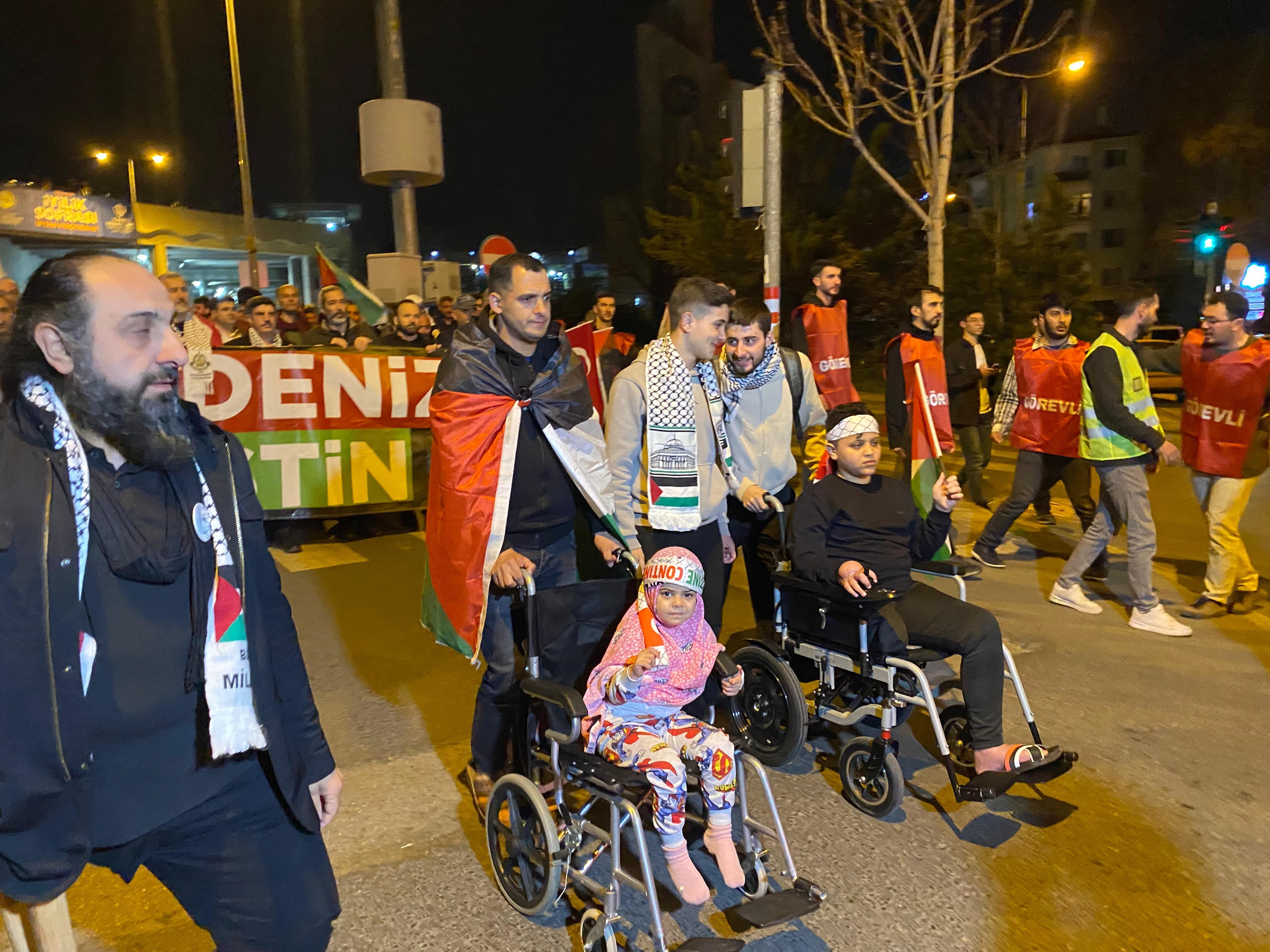 Ankara'da Filistin Için Yürüdüler! 'Dünya Sadece Izliyor' (2)