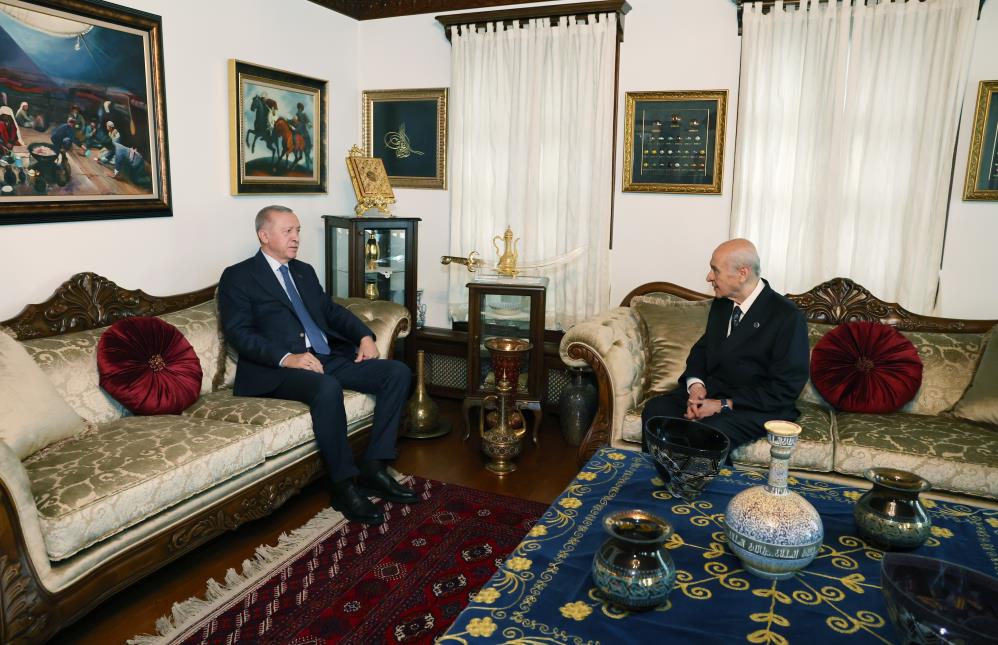 Cumhurbaşkanı Erdoğan, Mhp Genel Başkanı Bahçeli'yi Ziyaret Etti 3