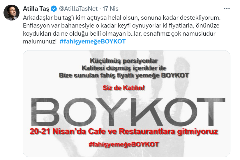 Fahiş Fiyatlara Karşı Boykot Başlıyor! Kafe Ve Restorana Gitmeyin Çağrısı (5)