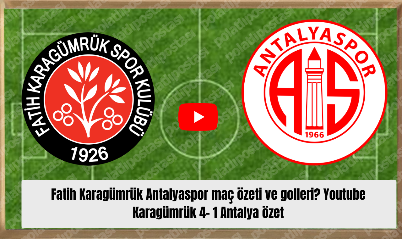 Fatih Karagümrük Antalyaspor Maç Özeti Ve Golleri Youtube Karagümrük 4 1 Antalya Özet