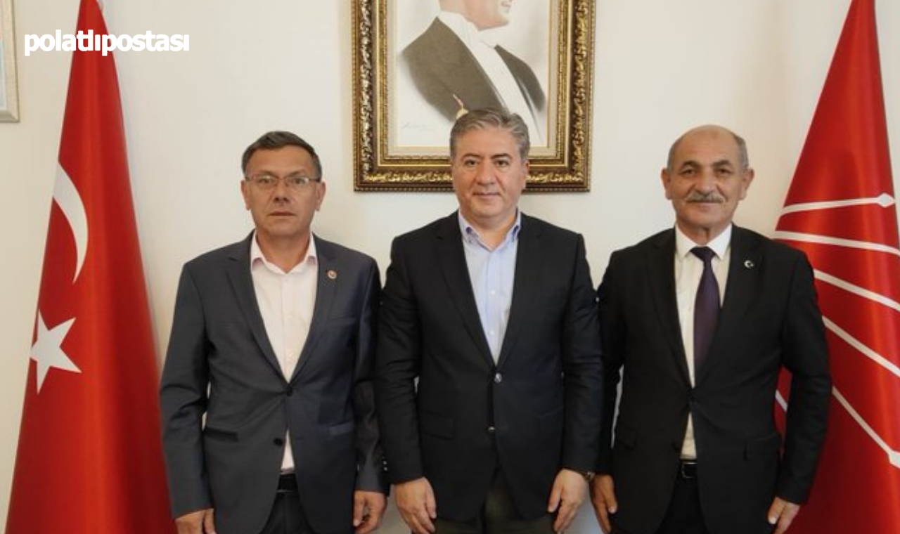 Kalecik Belediye Başkanı Satılmış Karakoç'dan Chp Tbmm Grup Başkanvekilleri Murat Emir Ve Gökhan Günaydın'a Ziyaret (1)