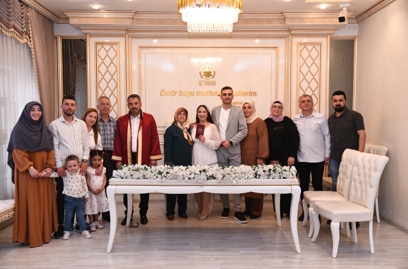 Pursaklar Belediye Başkanı Çetin, Genç Çiftlerin Nikahlarını Kıymaya Devam Ediyor 2