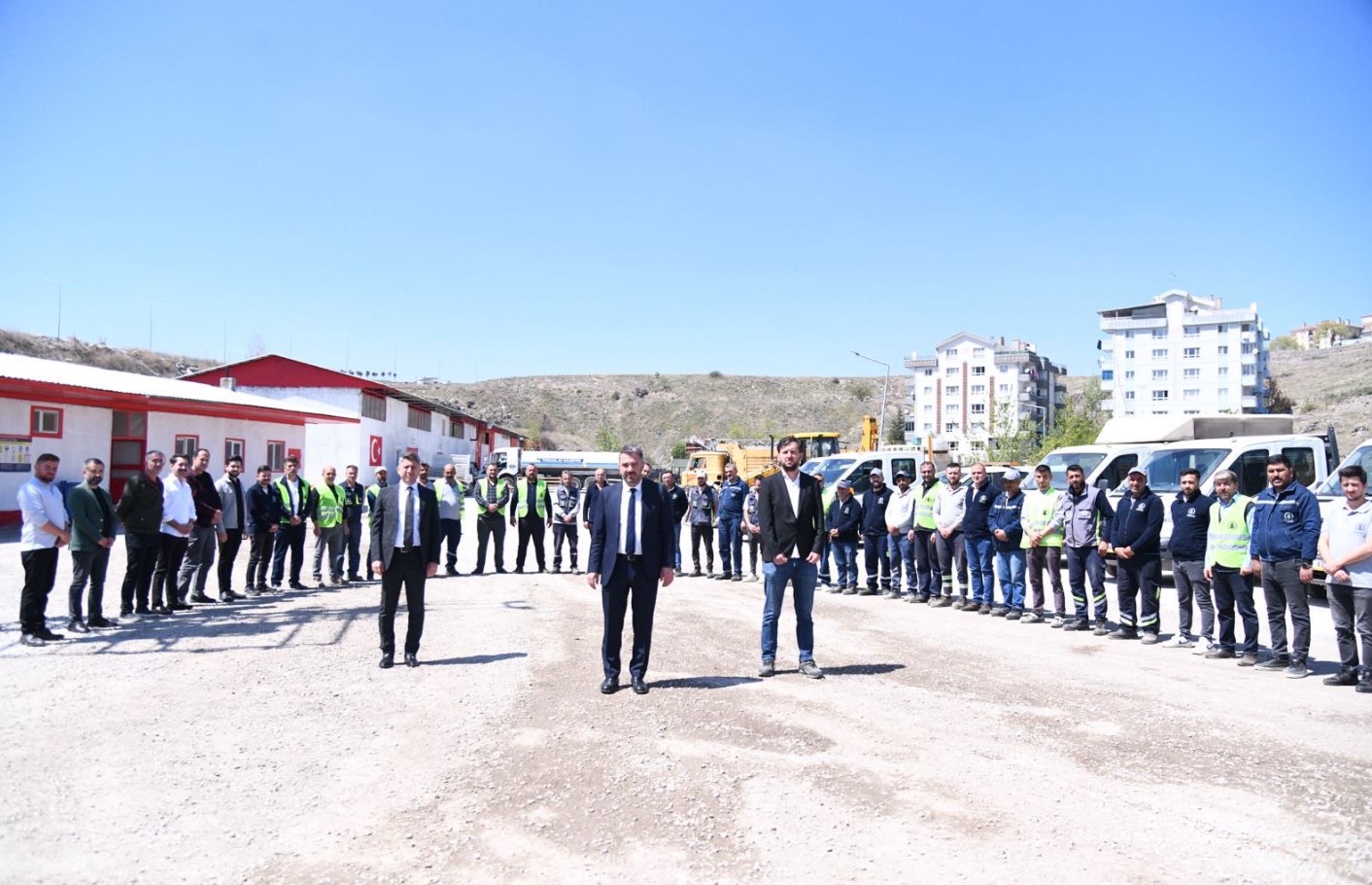 Pursaklar Belediye Başkanı Ertuğrul Çetin, Belediye Personeliyle Bayramlaştı 4