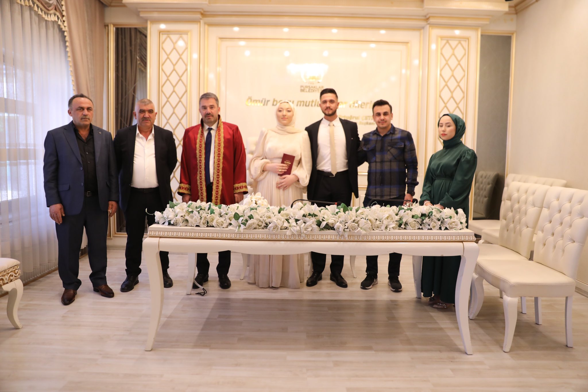 Pursaklar Belediye Başkanı Ertuğrul Çetin, Genç Çiftin Nikahını Kıydı 3
