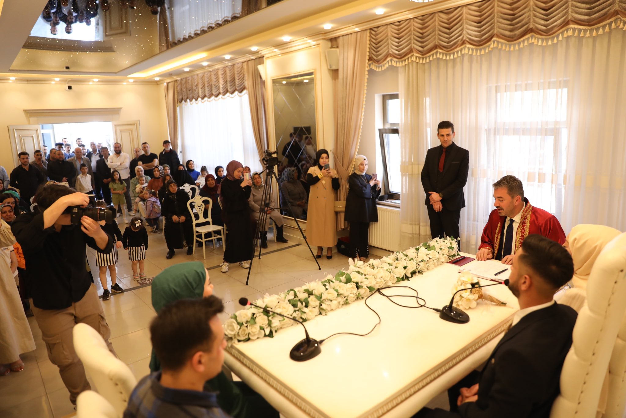 Pursaklar Belediye Başkanı Ertuğrul Çetin, Genç Çiftin Nikahını Kıydı 4