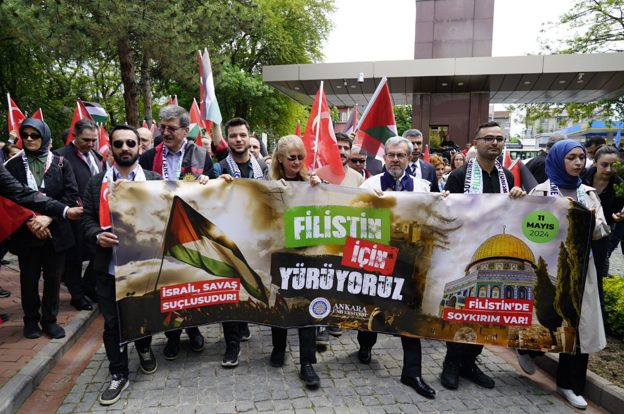 Ankara Üniversitesi Öğrencileri Filistin Için Ayaklandı! (1)