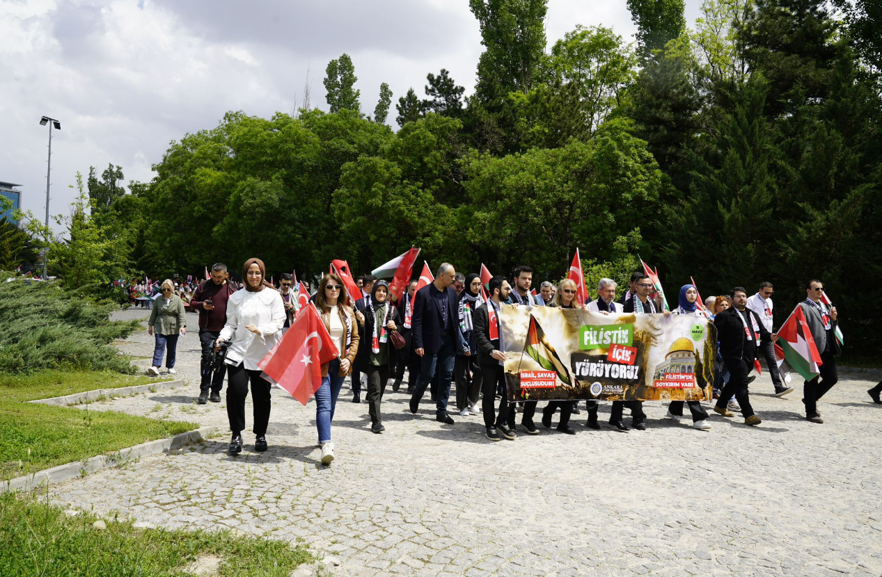 Ankara Üniversitesi Öğrencileri Filistin Için Ayaklandı! (4)