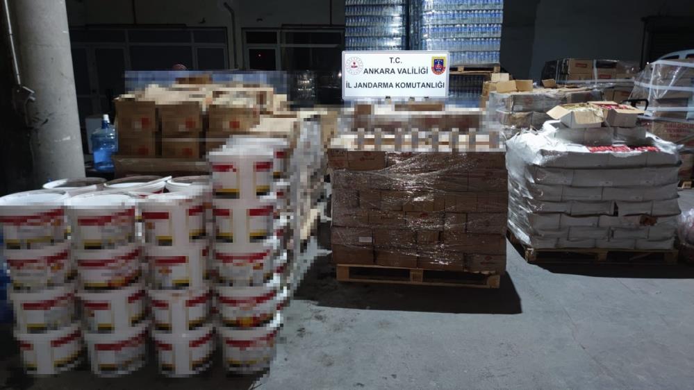 Ankara'da 2 Milyon 500 Bin Türk Lirası Değerinde Kaçak Gıda Maddesi Ele Geçirildi 2