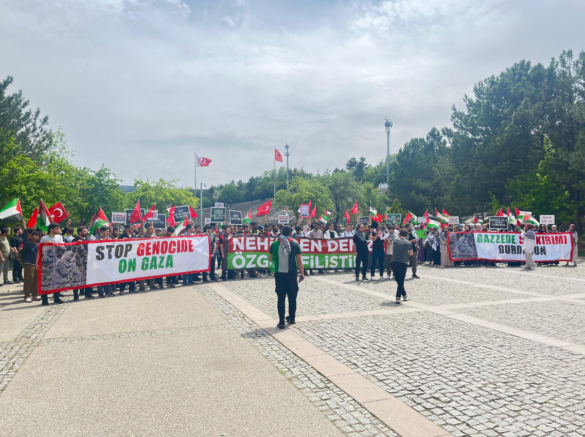 Odtü’lü Öğrenciler Filistin Için Bir Araya Geldi  (1)