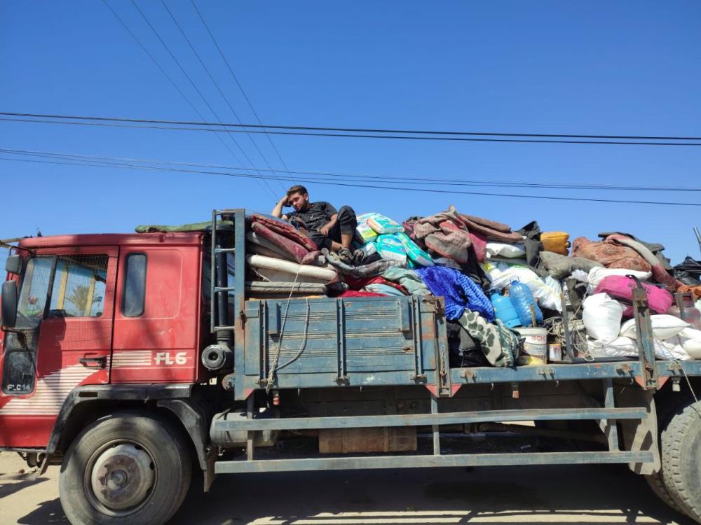 Refah’tan Işgale Uğrayan Filistinliler Çadır Kampları Kuruyor 2