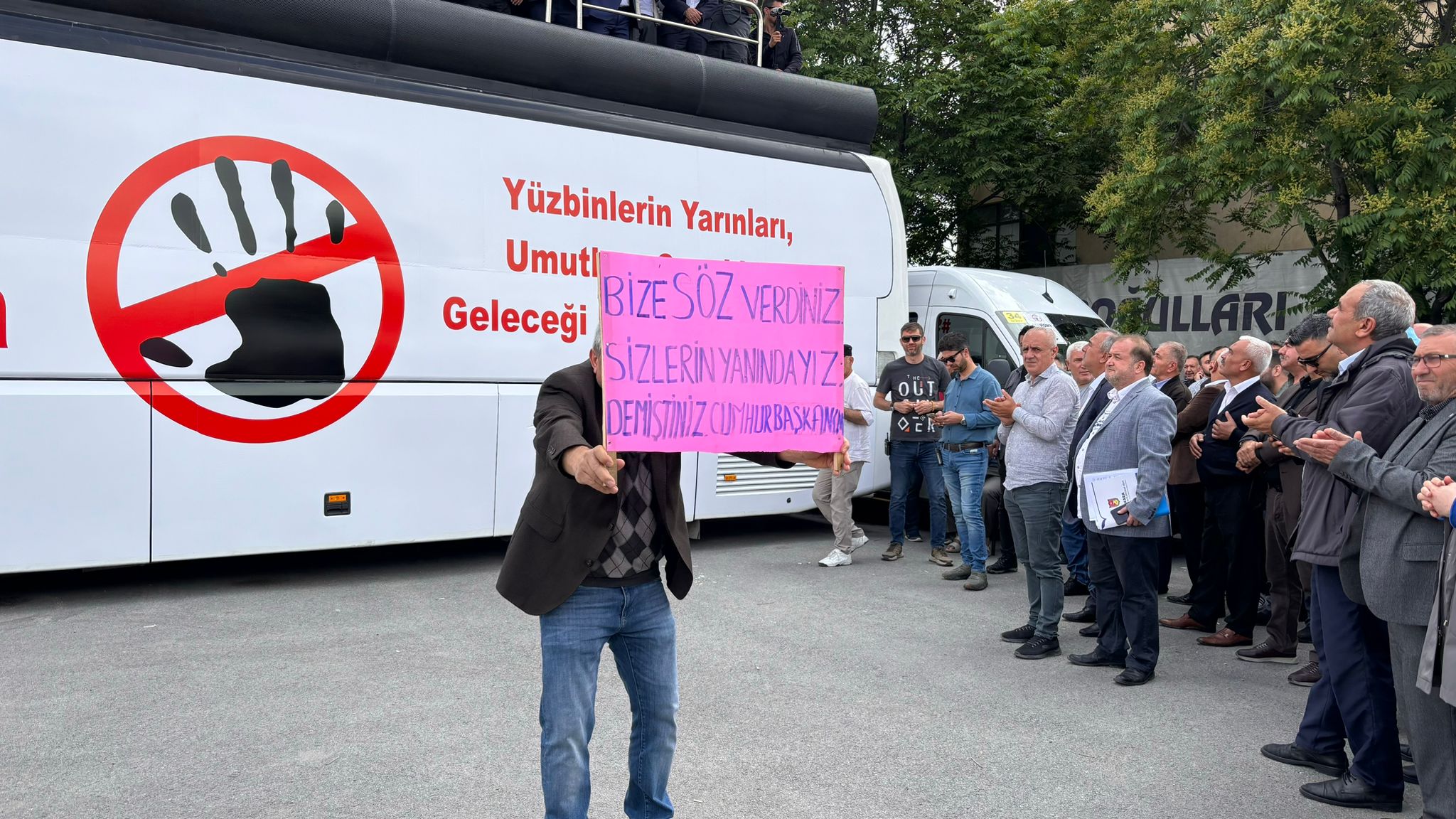 “Servisime Dokunma! Tasarruf Tedbirleri Ankara'da Protesto Edildi  (6)