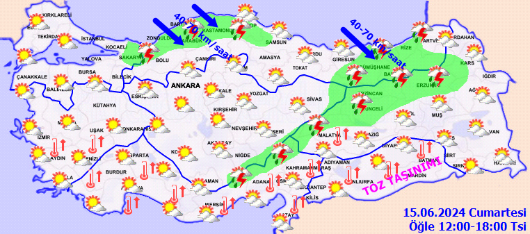 15 Haziran Hava Durumu 2