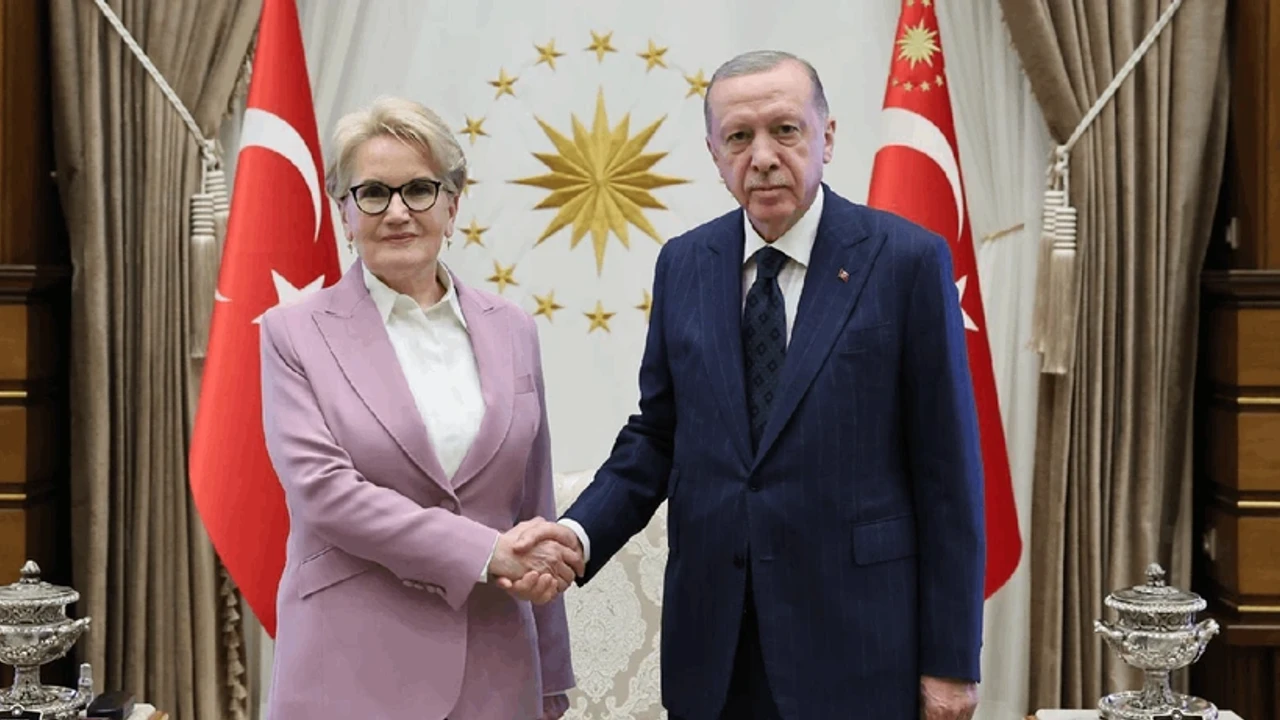 Cumhurbaşkanı Erdoğan, Meral Akşener'i Kabul Etti