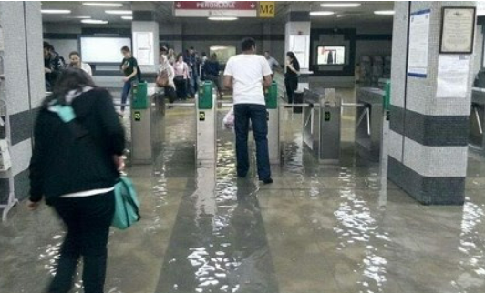 Egodan Uyarı Metro Seferleri Durduruldu (2)