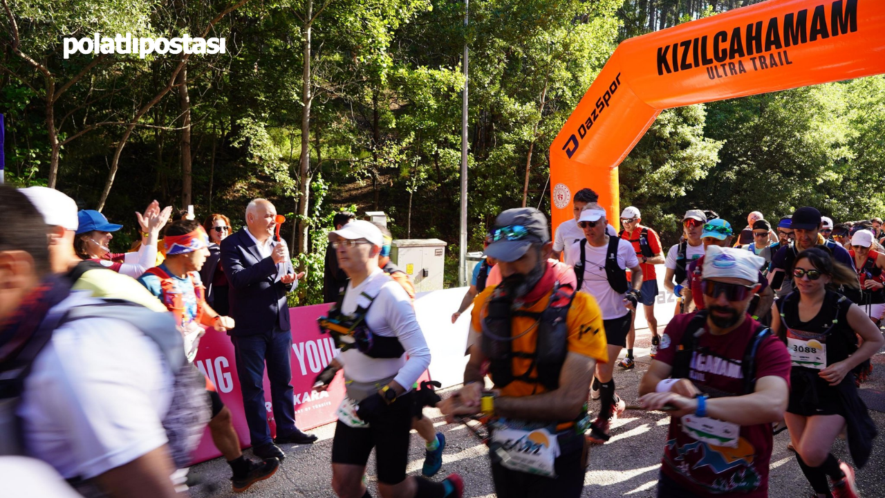 Kızılcahama'da Ultra Trail Yarışı Başladı