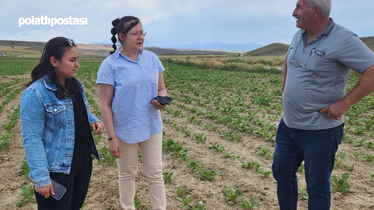 Polatlı Ziraat Odası'ndan Üreticilere Ziyaret Mahsullerin Durumu Ve Tarımsal Verimlilik Konuşuldu (2)