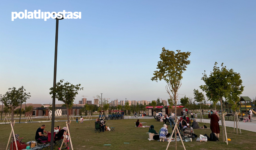 Sıcaktan Bunalan Sincanlılar, Sincan Park’a Akın Etti  (4)