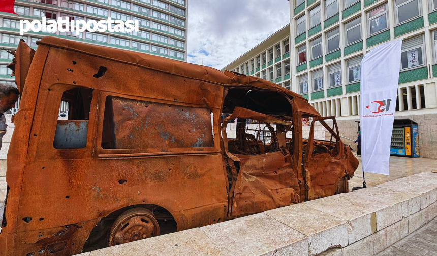 15 Temmuz’un Acı Hatırası Ulus’ta Sergilendi!  (3)