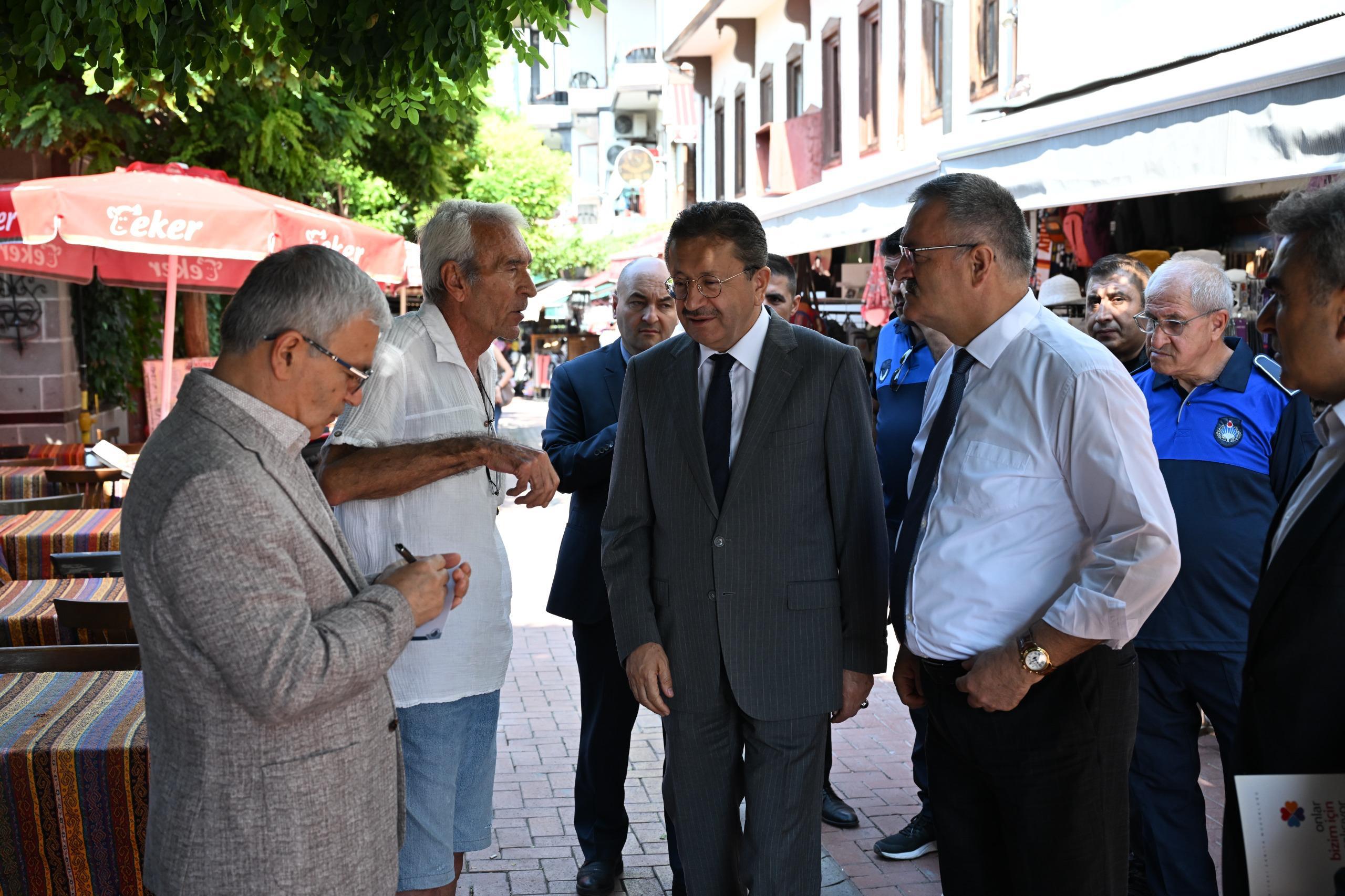 Başkan Tiryaki Hamamönü Esnafıyla Buluştu (1)