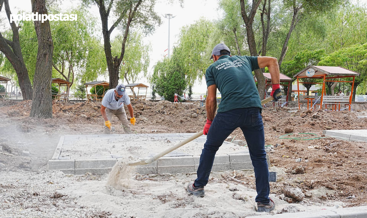 Gölbaşı Atatürk Sahil Parkı Kapsamlı Yenilemeyle Modernleşiyor (2)