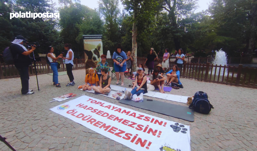 Hayvan Hakları Savunucularının Direnişi Kuğulu Park’ta Sürüyor!  (2)