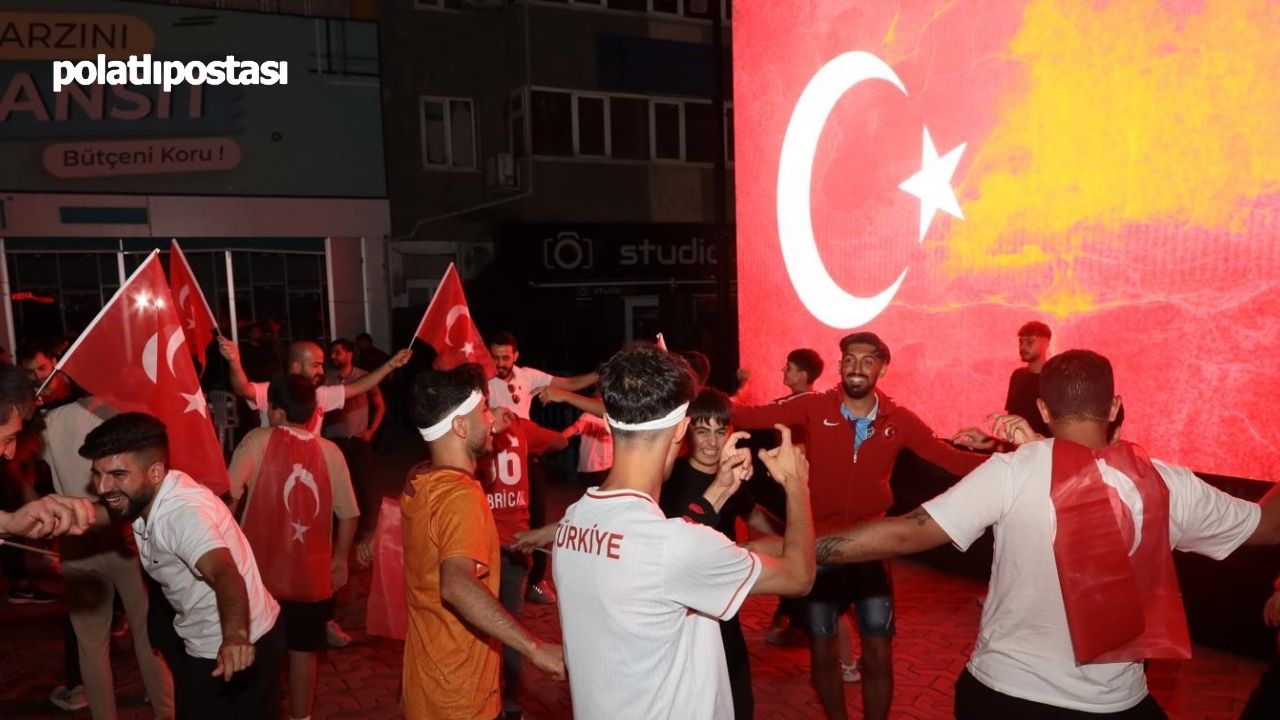 Milli Maç Coşkusu Polatlı’da Yankılandı! (3)