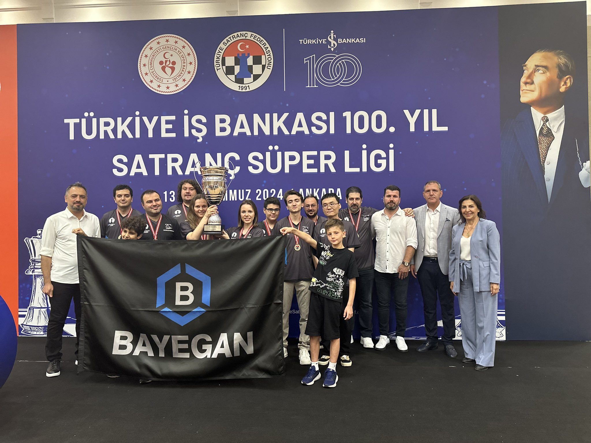 Süper Lig Şampiyonu “Bayegan Pendik Satranç Spor Kulübü” Oldu 2