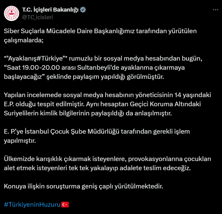 Türkiye'deki Suriyelilerin Kimlik Bilgilerinin Sızdırılmasına Ilişkin Göç Idaresinden Açıklama (3)