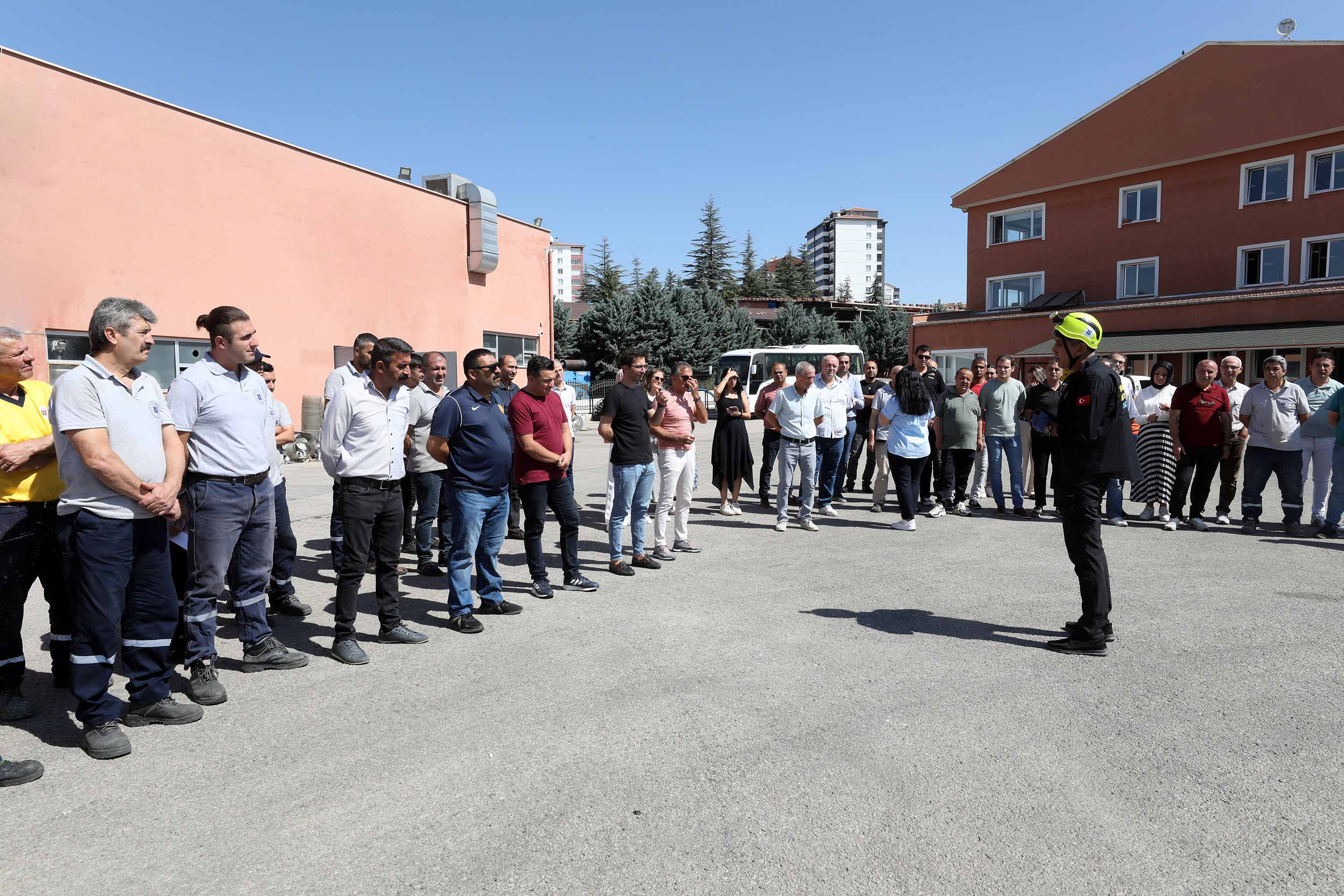 Yenimahalle’de Yangın Tatbikatı (1)