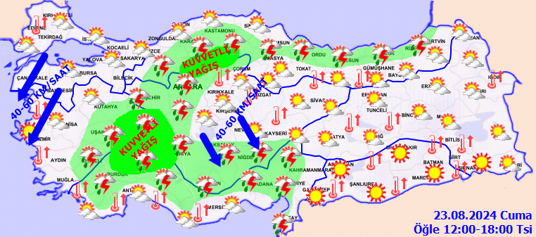 23 Agustos Hava Durumu 2