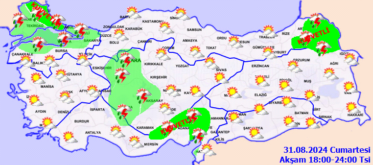 31 Agustos Hava Durumu 3