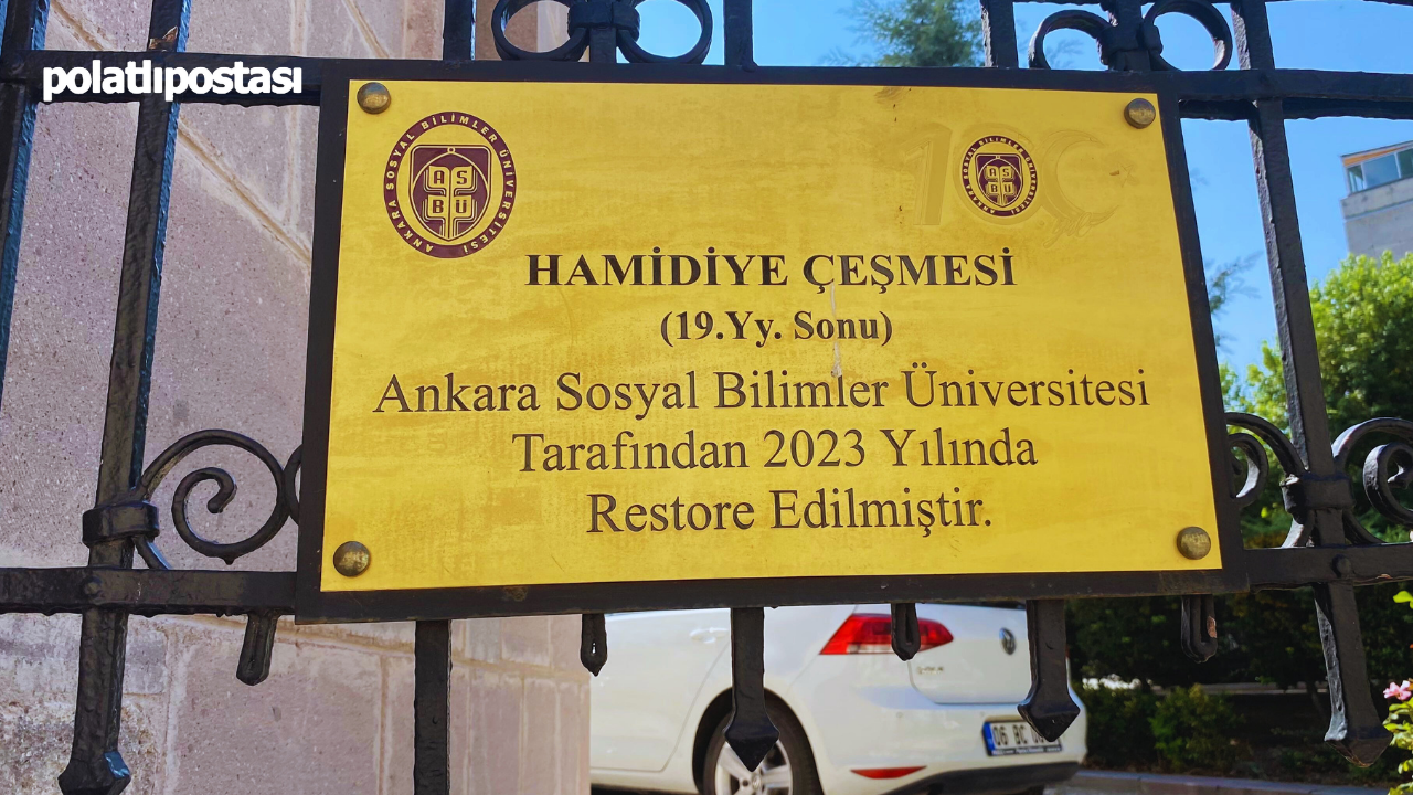 Ankara Taşından Yapılan Tarihi 'Hamidiye Çeşmesi' (5)