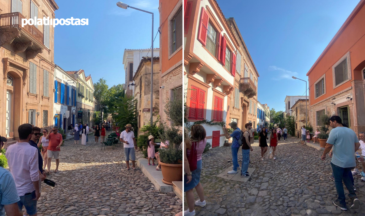 Cunda Turist Akını2