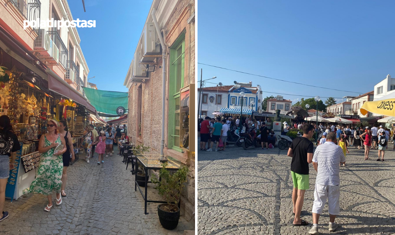 Cunda Turist Akını3