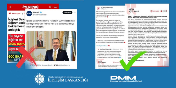 Dmm'den “Sığınmacılar Göç İdaresi’nde Sıra Beklemesin Diye Noterlerle Anlaşıldı” Iddialarına Cevap (1)