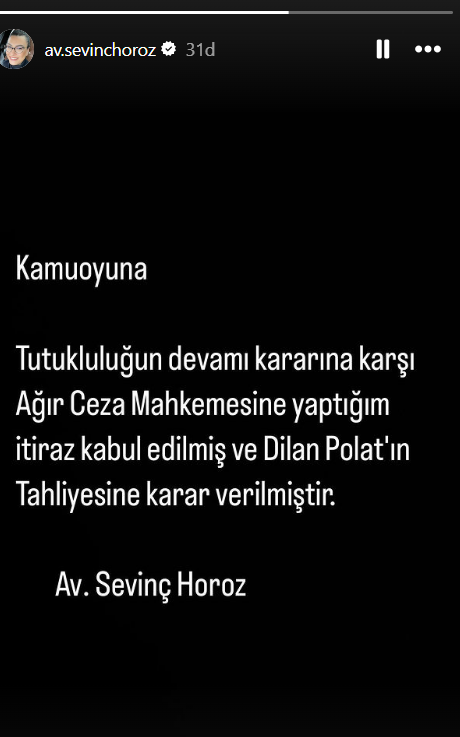 Şok Gelişme Dilan Polat' Tahliye Kararı Verildi! (2)