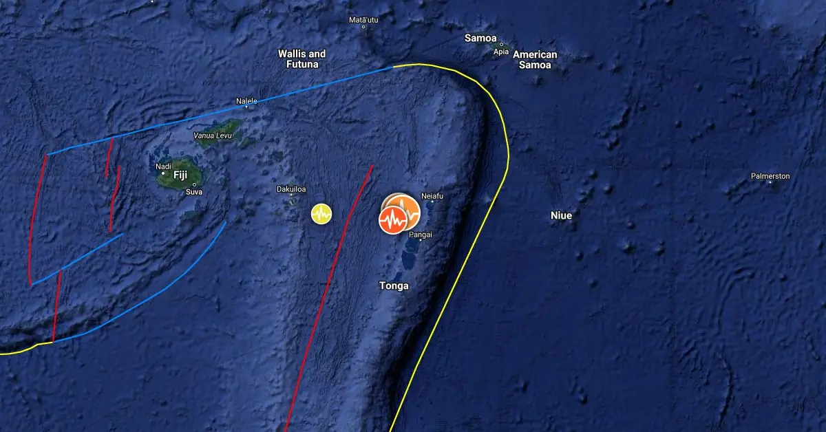 Son Daki̇ka Pasifik Liderlerinin Bir Araya Geldiği Tonga'da 6,9 Büyüklüğünde Deprem Meydana Geldi