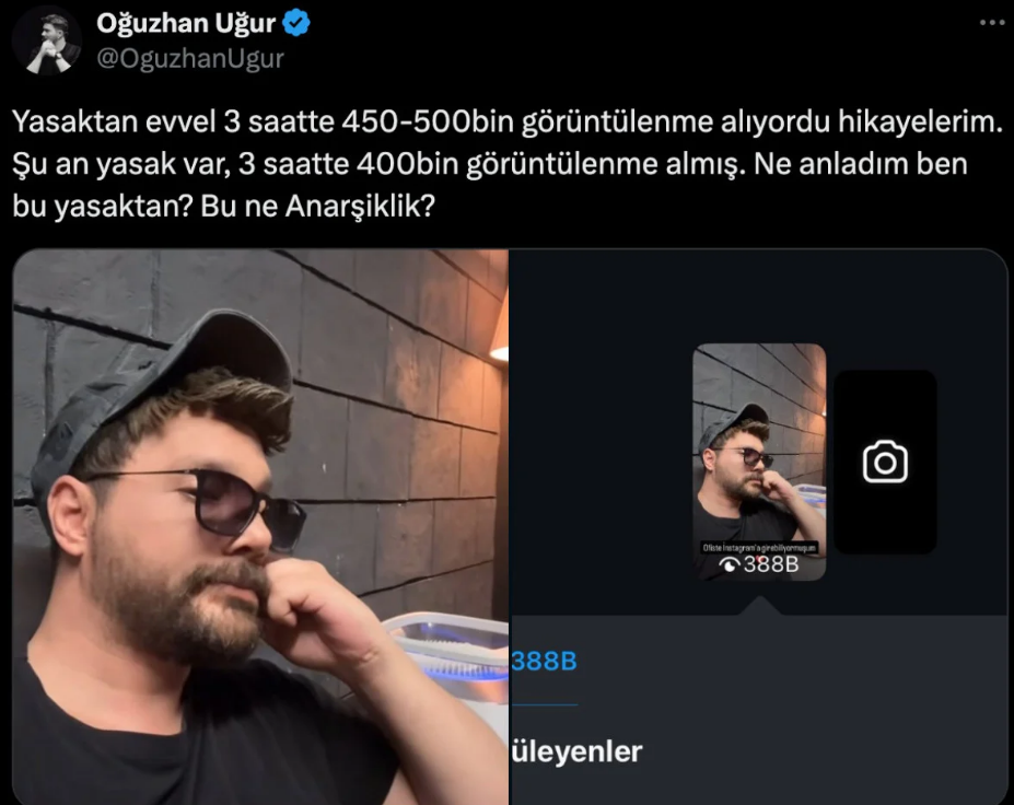 Vpn Ile Instagram’a Giren Oğuzhan Uğur, Görüntüleme Sayısına Şaştı Kaldı!  (1)