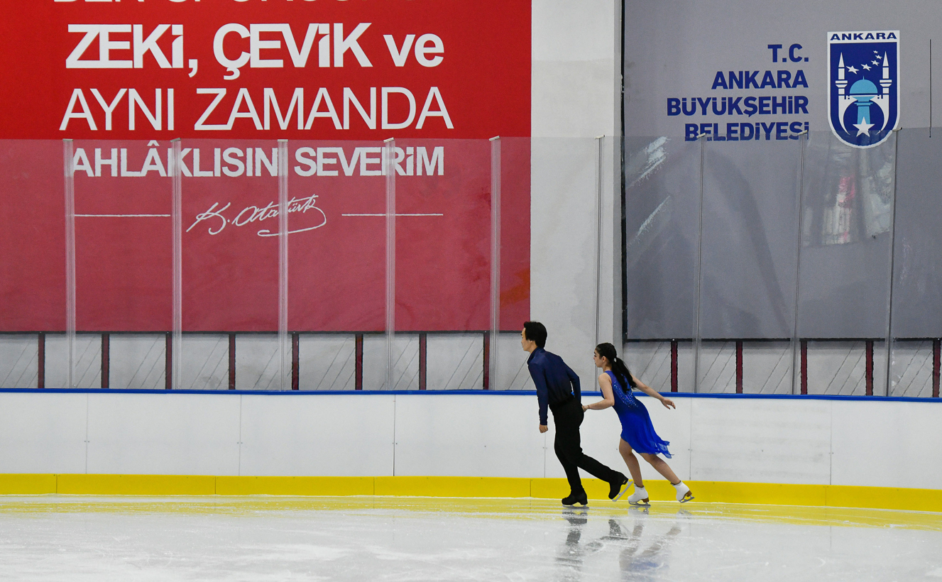 Belpa Buz Pateni Tesisi Junıor Grand Prıx Ankara’nın Antrenmanlarına Ev Sahipliği Yaptı (1)