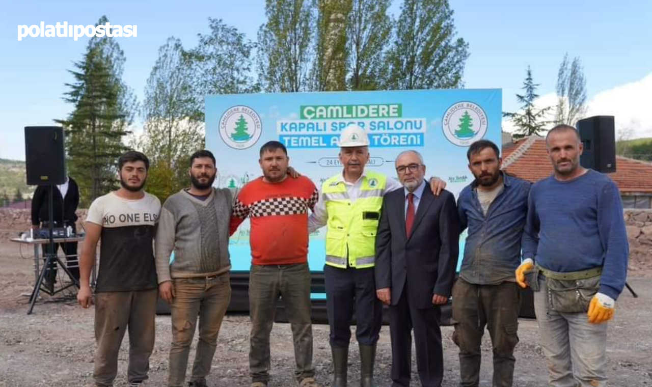 Çamlıdere'nin Geleceğine Gençlik Yatırımı Kapalı Spor Salonu Temeli Atıldı (1)