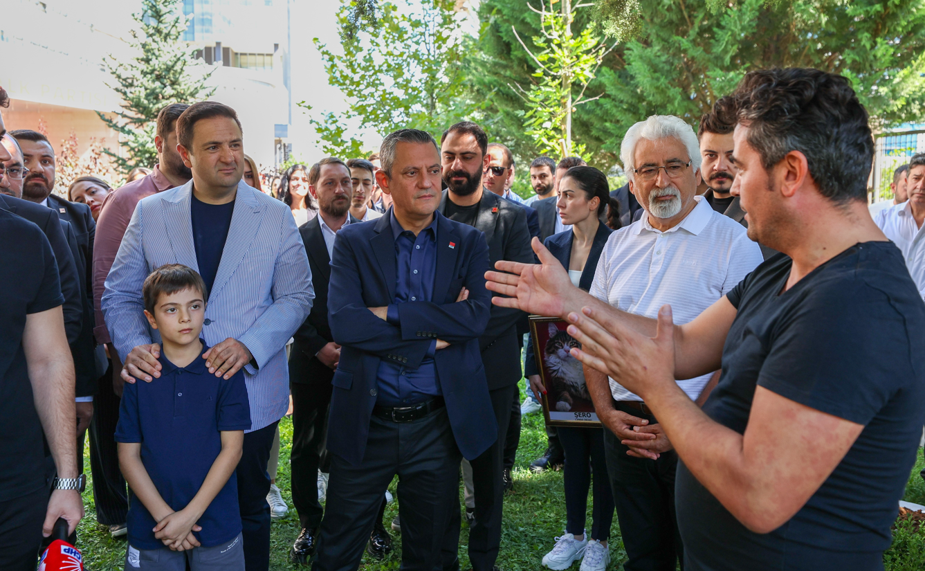 Chp’nin Kedisi Şero Hayatını Kaybetti! Genel Merkez Bahçesine Defnedildi (2)