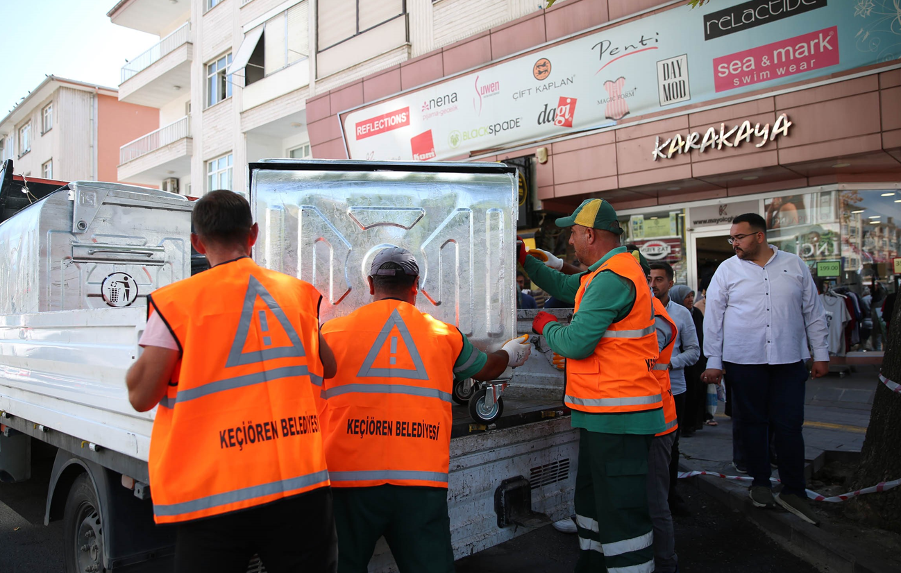 Keçiören’de Çöp Sorununa Konteyner Çözümü (3)