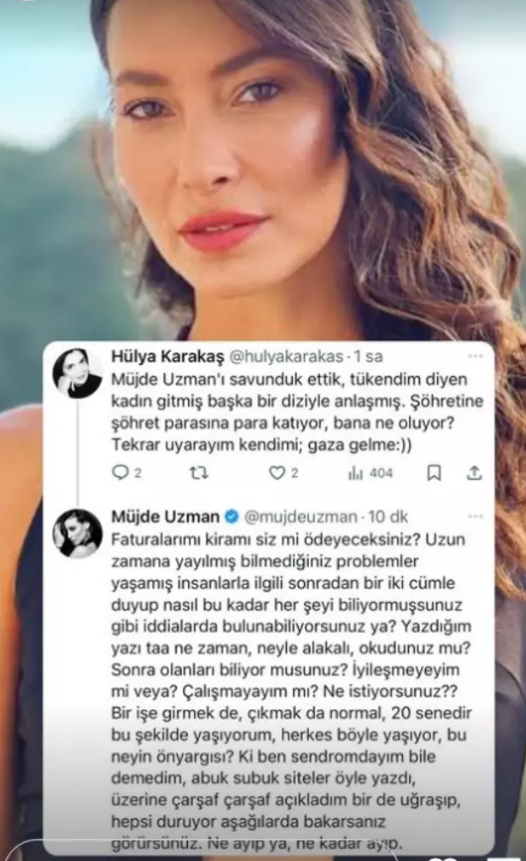 Müjde Uzman'dan Yeni Diziye Geçiş Tepkisi “Faturalarımı Kiramı Siz Mi Ödeyeceksiniz” (1)