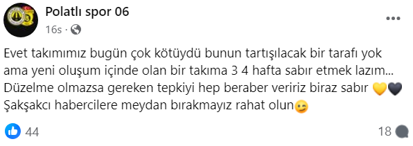 Polatlı 1926 Sezona Mağlubiyetle Başladı! Taraftarlara Sabır Çağrısı-1