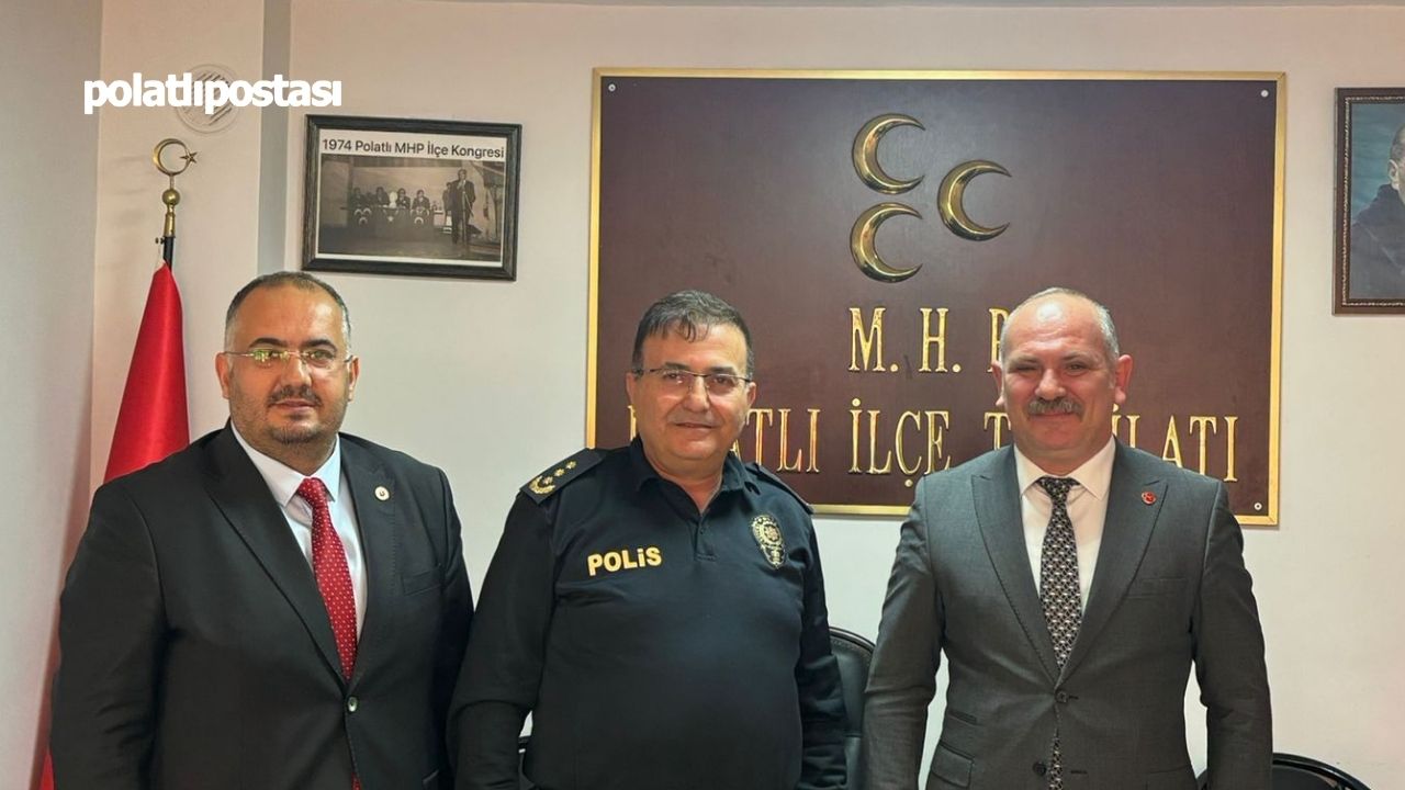 Polatlı İlçe Emniyet Müdüründen Mhp'ye Ziyaret (2)